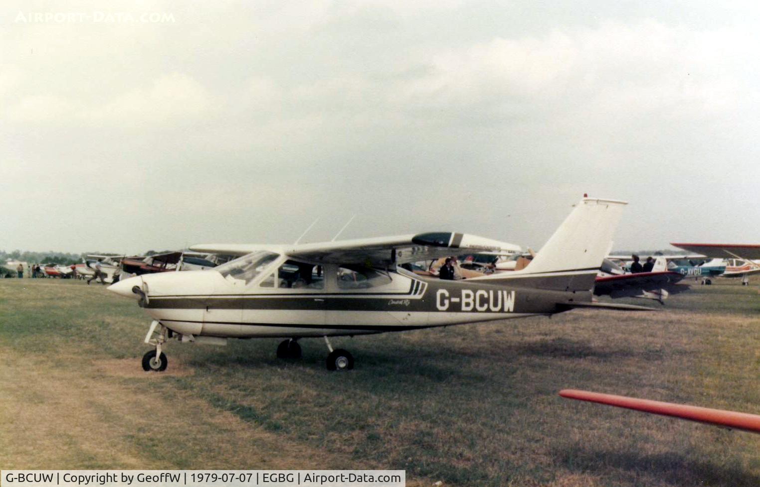 G-BCUW, 1974 Reims F177RG Cardinal RG C/N 0119, Cessna F177 Cardinal RG G-BCUW at the Leicester PFA Rally 1979
