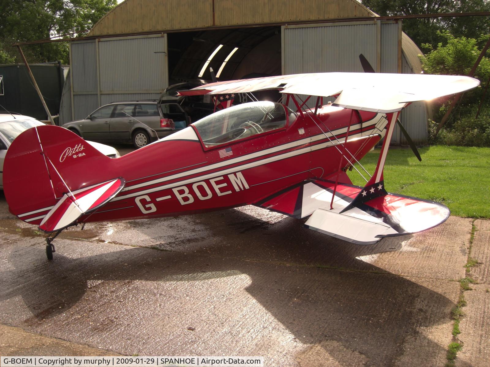 G-BOEM, 1981 Aerotek Pitts S-2A Special C/N 2255, pitss