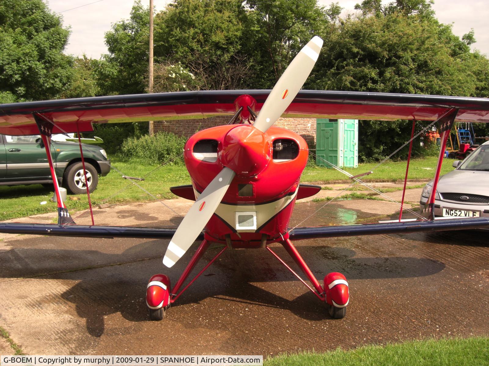 G-BOEM, 1981 Aerotek Pitts S-2A Special C/N 2255, pitss