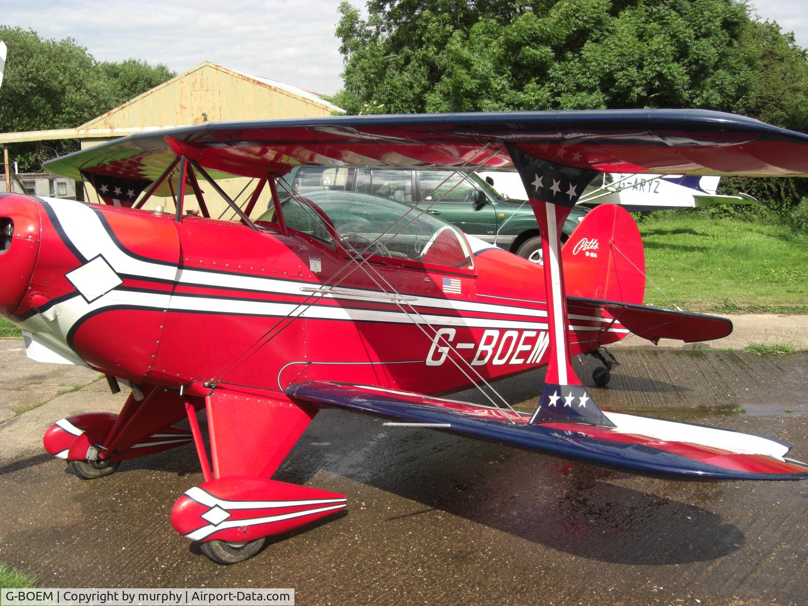 G-BOEM, 1981 Aerotek Pitts S-2A Special C/N 2255, pitss