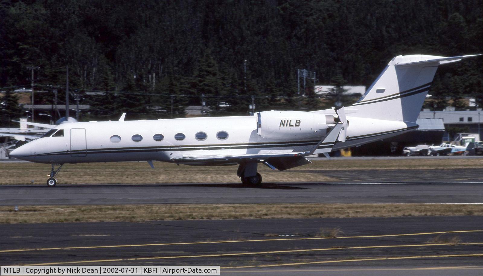 N1LB, 2001 Gulfstream Aerospace Gulfstream IVSP C/N 1448, KBFI