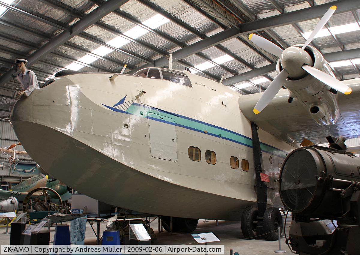ZK-AMO, 1949 Short S45 Solent 4 C/N SH.1559, Preserved at Motat.