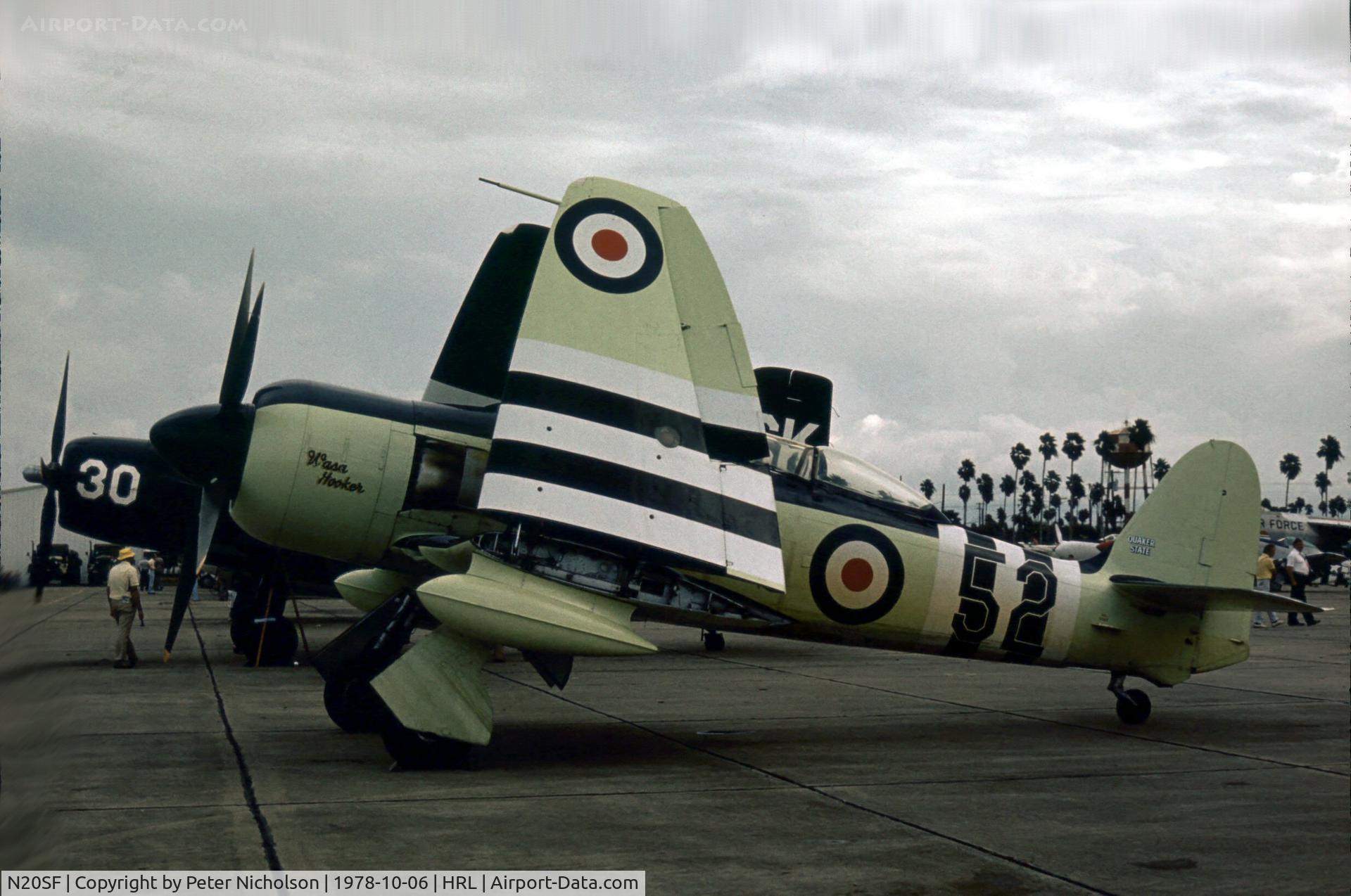 N20SF, 1956 Hawker Sea Fury T.20 C/N ES.9505, Before being rebuilt as 