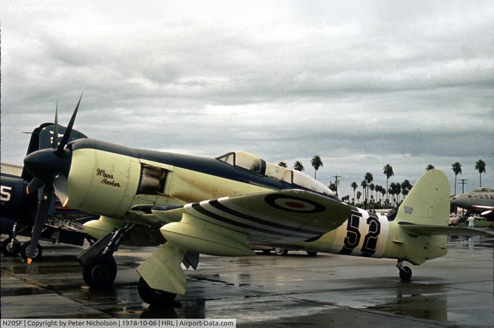N20SF, 1956 Hawker Sea Fury T.20 C/N ES.9505, Previously registered D-COCO, this Sea Fury was flown as 