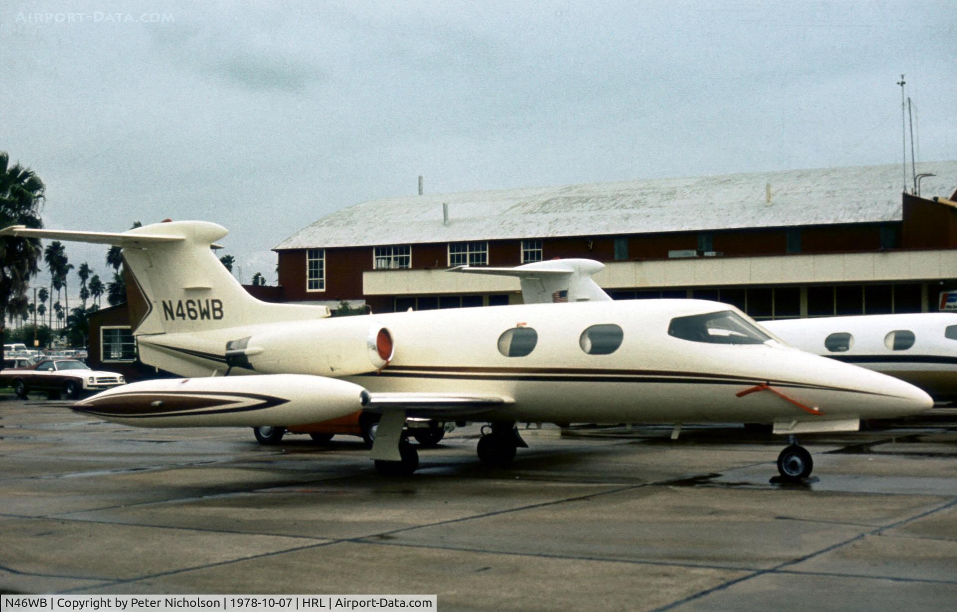 N46WB, 1966 Learjet Inc 24 C/N 133, A visitor to Harlingen during the 1978 Confederate Air Force Airshow.