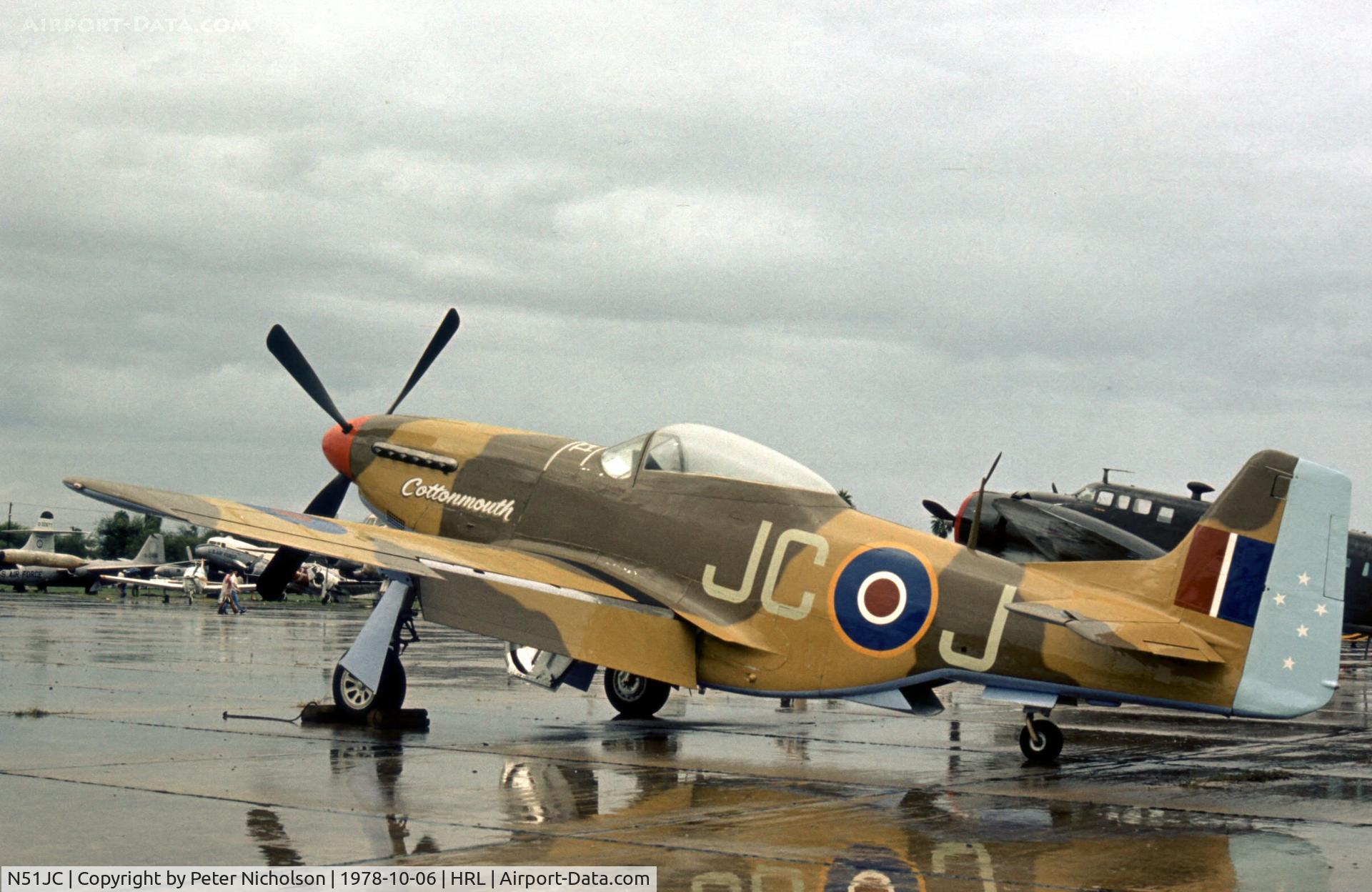 N51JC, 1944 North American P-51D Mustang C/N 122-40513, Previously El Salvador FAS 407, 