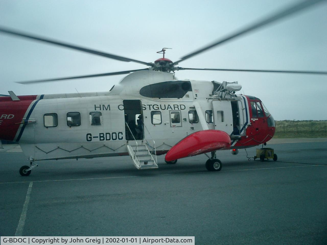 G-BDOC, 1976 Sikorsky S-61N C/N 61765, G-BDOC at Sumburgh Airport, Shetland Isles, Scotland