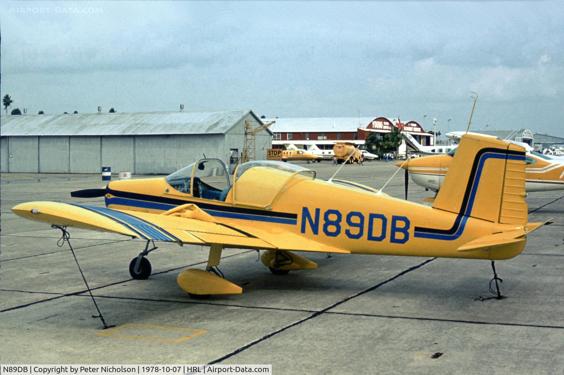 N89DB, Thorp T-211 Sky Skooter C/N 007, A ramp visitor during the 1978 Confederate Air Force Airshow.