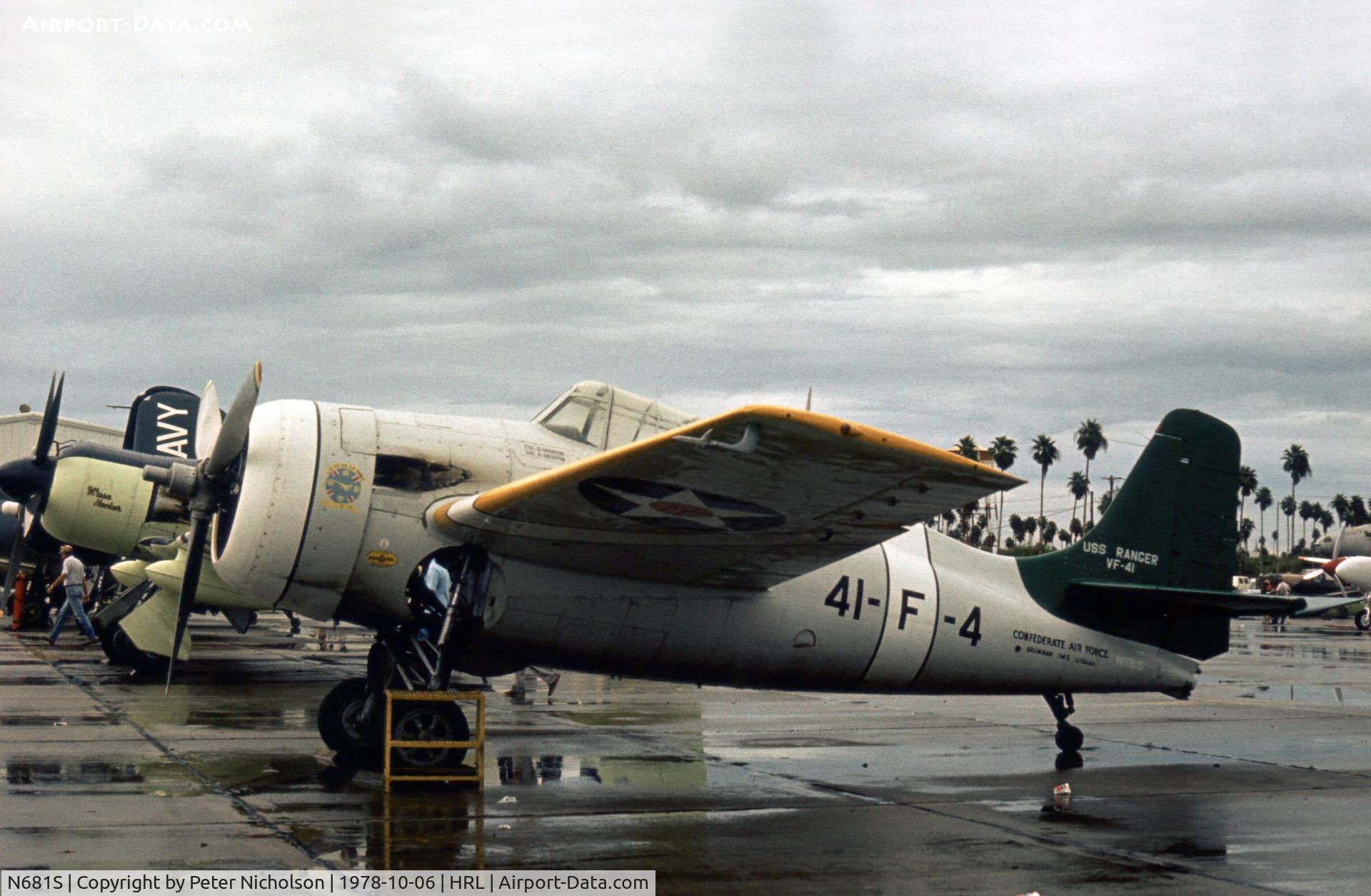N681S, 1944 General Motors FM-2 Wildcat C/N Not found (USN55585), The Confederate Air Force Wildcat was present at their 1978 Airshow.