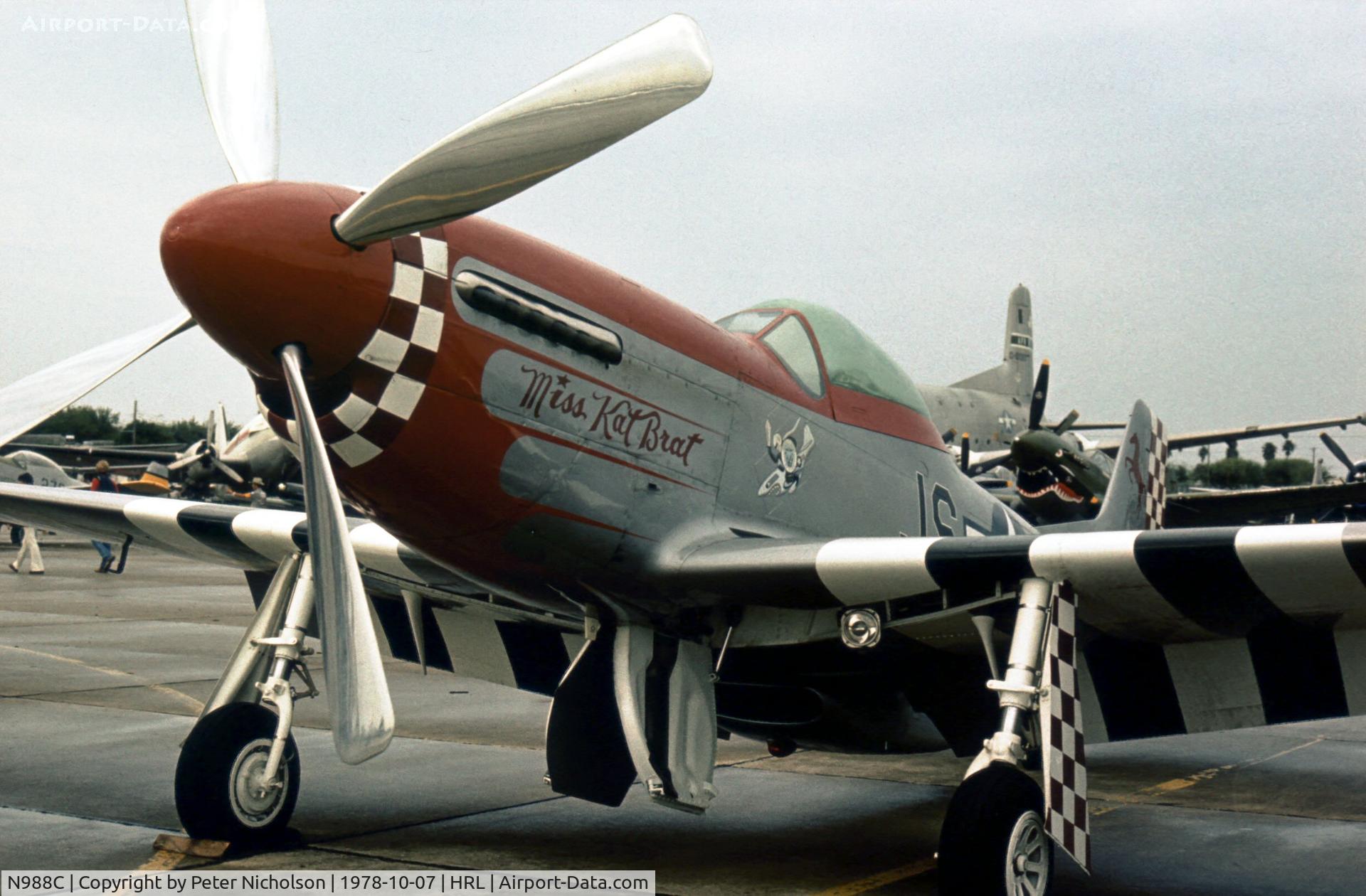 N988C, 1961 North American F-51D Mustang C/N 44-74009, 