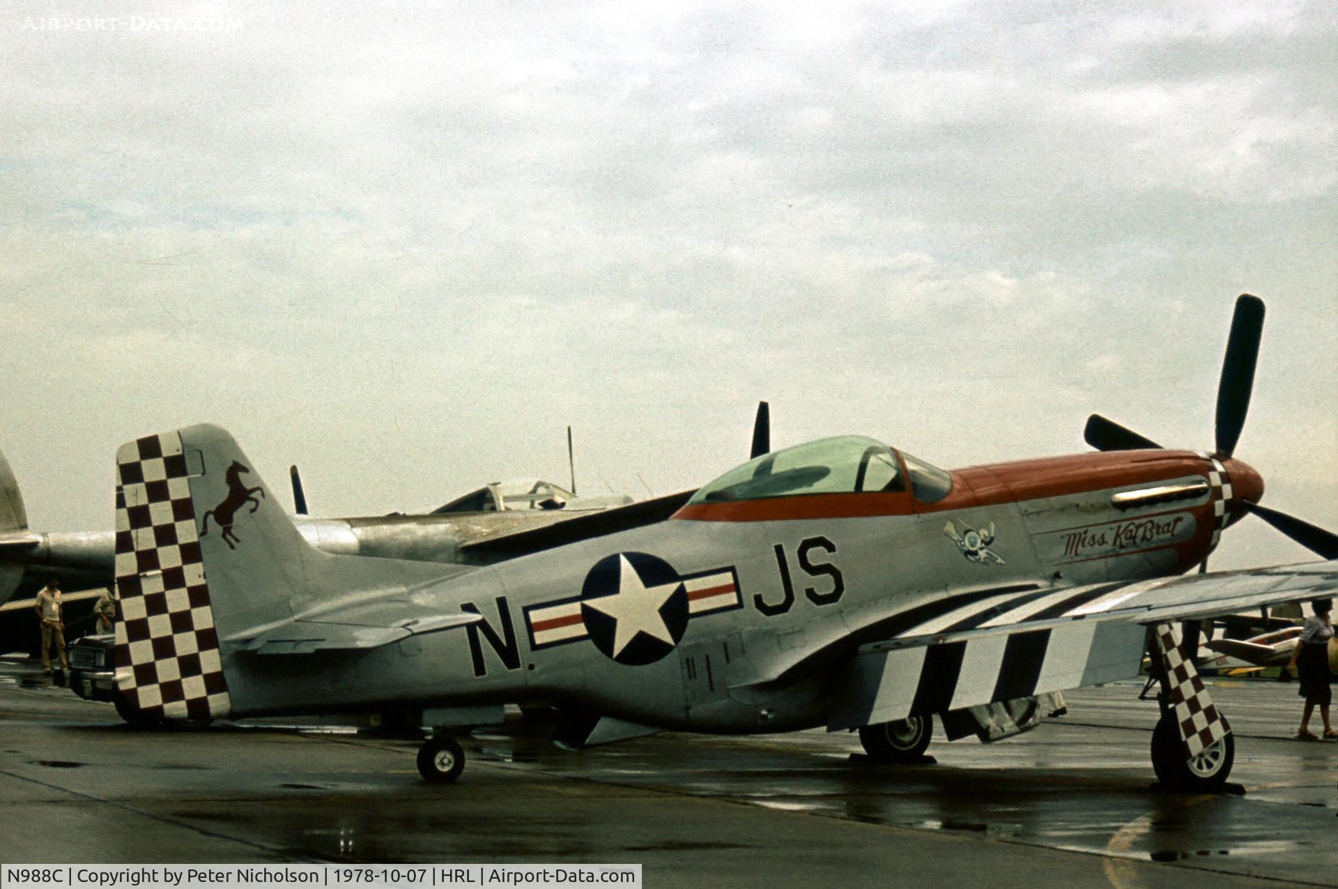 N988C, 1961 North American F-51D Mustang C/N 44-74009, P-51D Mustang 