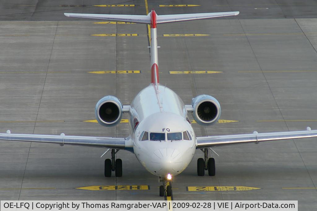 OE-LFQ, 1996 Fokker 70 (F-28-0070) C/N 11568, Austrian Arrows Fokker 70
