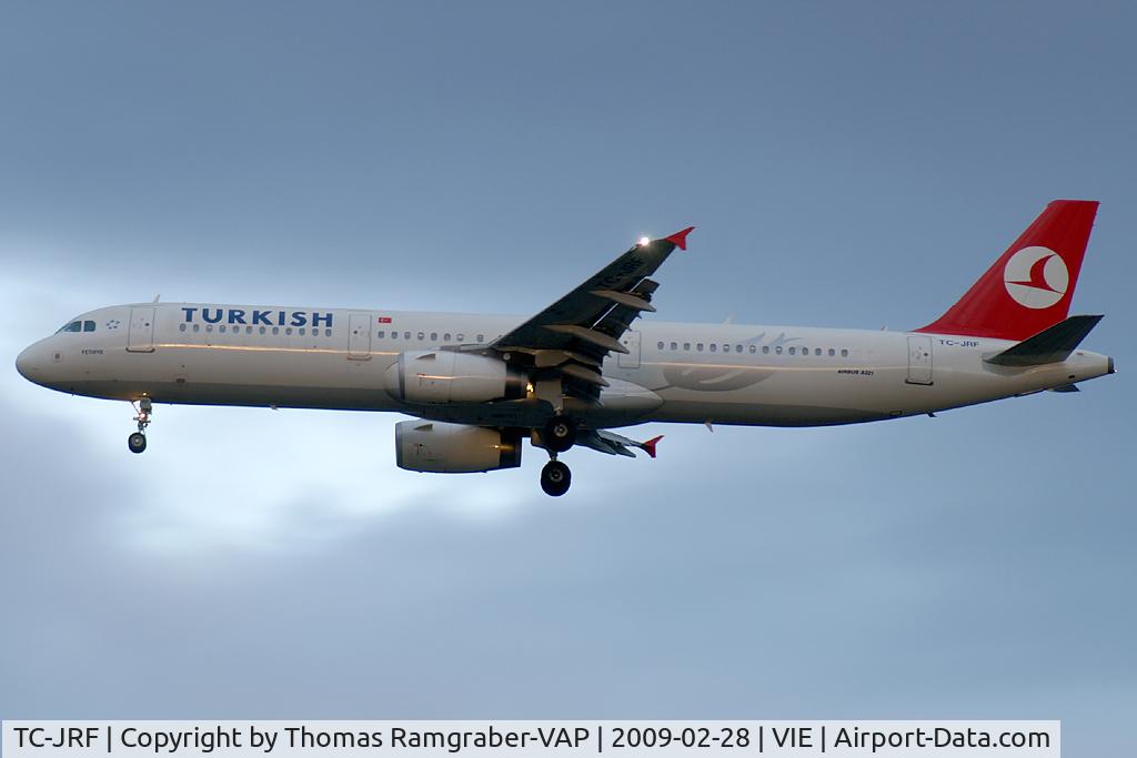 TC-JRF, 2007 Airbus A321-231 C/N 3207, Turkish Airlines Airbus A321