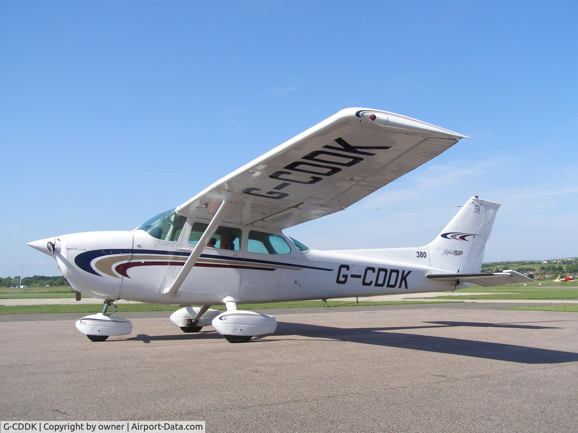 G-CDDK, 1974 Cessna 172M Skyhawk C/N 172-65258, at shoreham