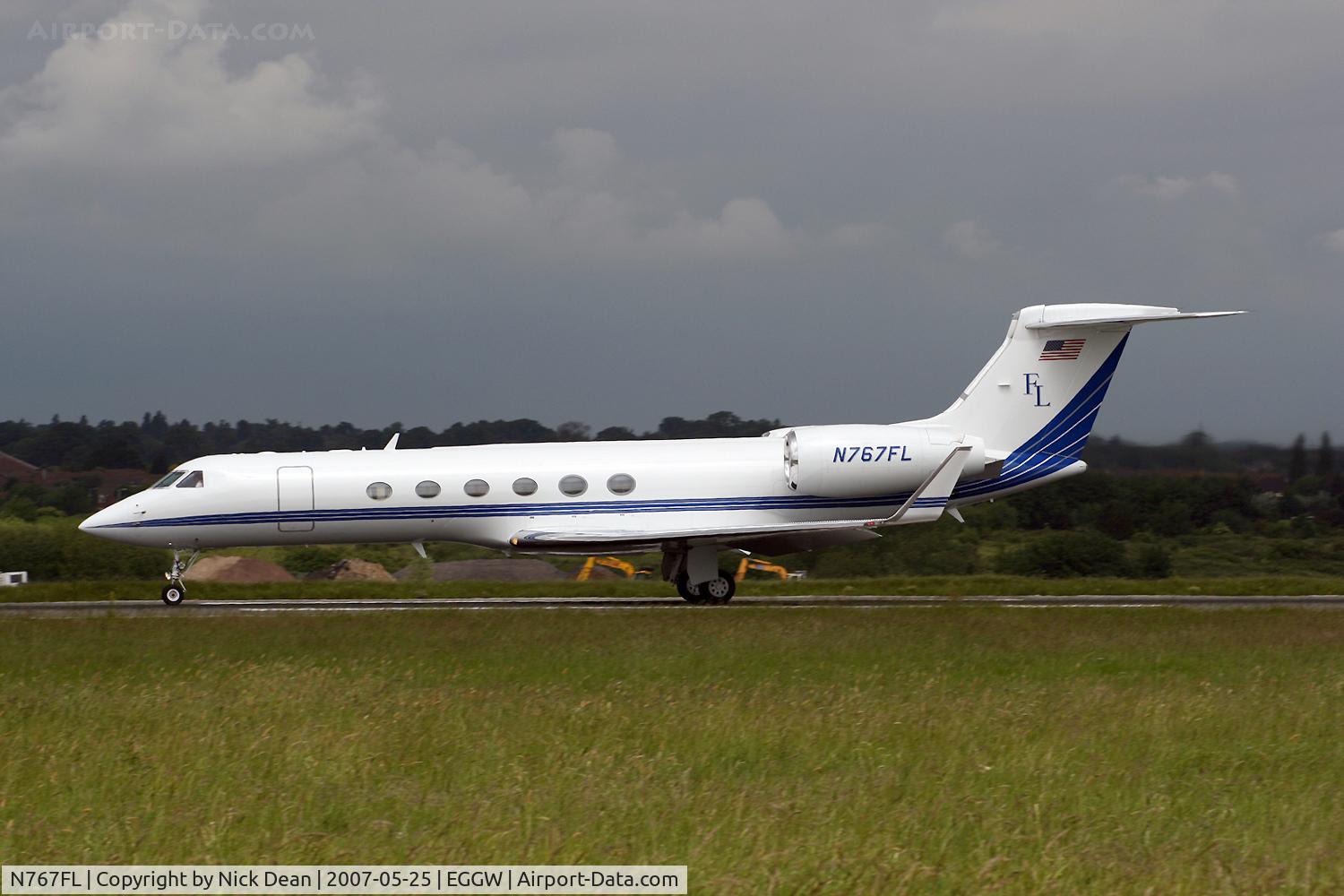 N767FL, 1999 Gulfstream Aerospace G-V C/N 503, EGGW