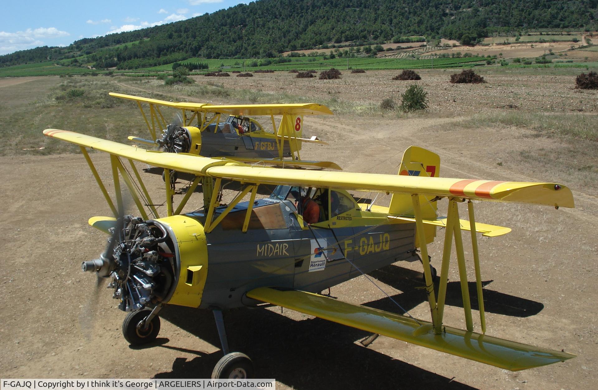 F-GAJQ, Grumman G-164A Super Ag-Cat C/N 1277, Training during the 2008 saison.