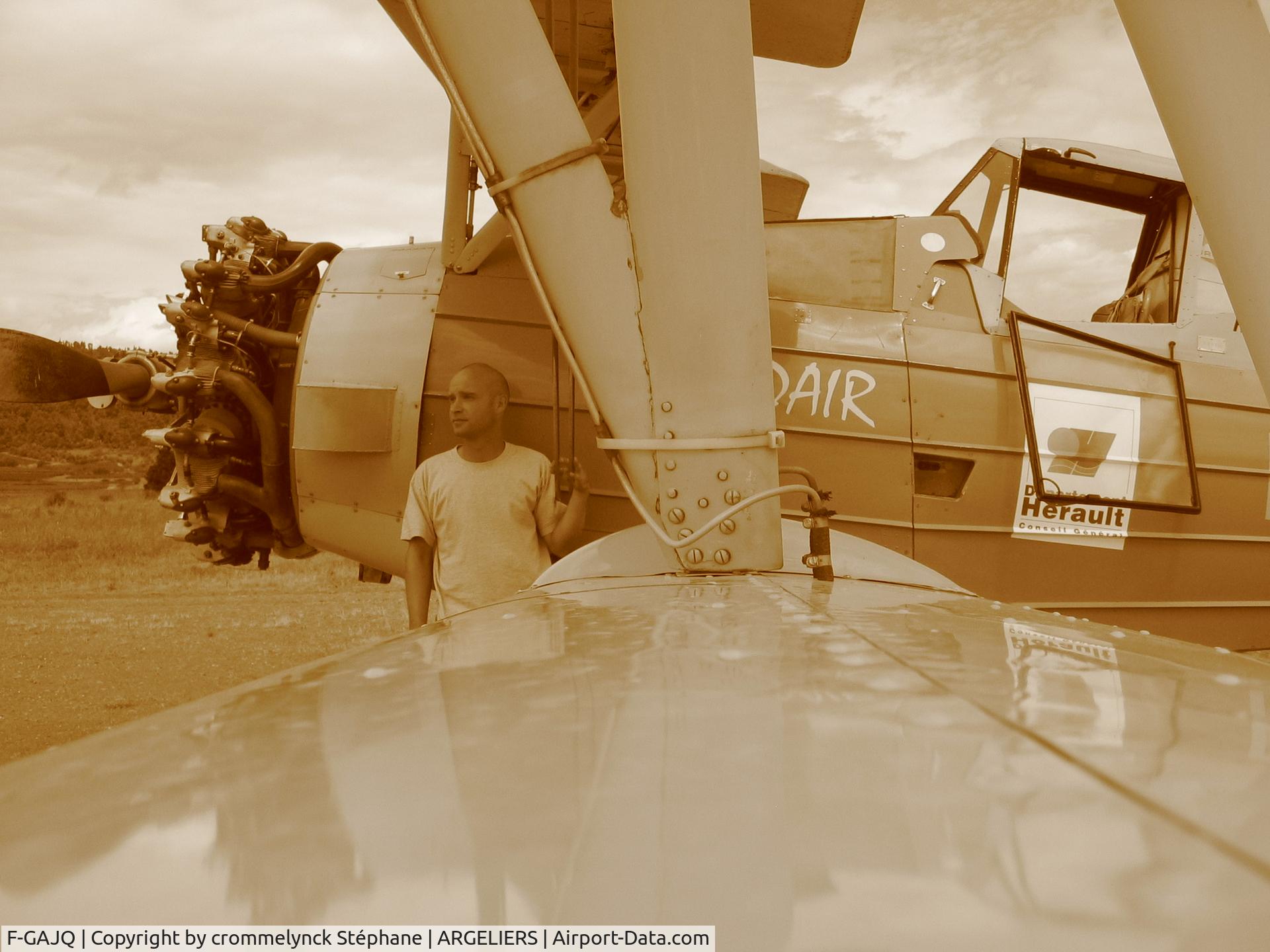 F-GAJQ, Grumman G-164A Super Ag-Cat C/N 1277, Alone with my Aircraft