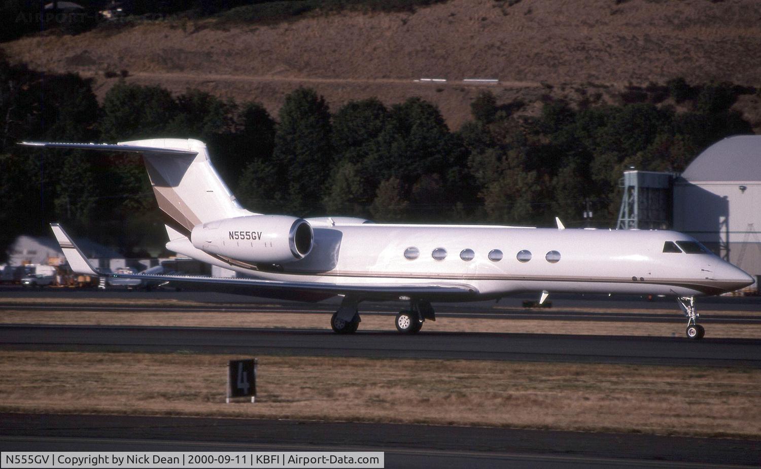 N555GV, 1997 Gulfstream Aerospace Gulfstream V C/N 518, KBFI