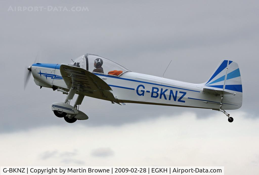 G-BKNZ, 1959 Piel CP-301A Emeraude C/N 296, Farewell to a welcome visitor.