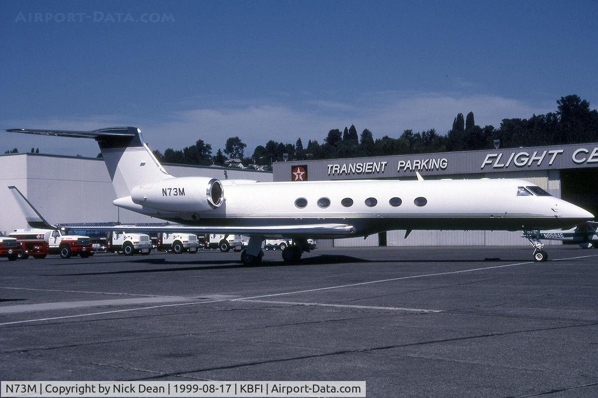 N73M, 1998 Gulfstream Aerospace G-V C/N 547, KBFI