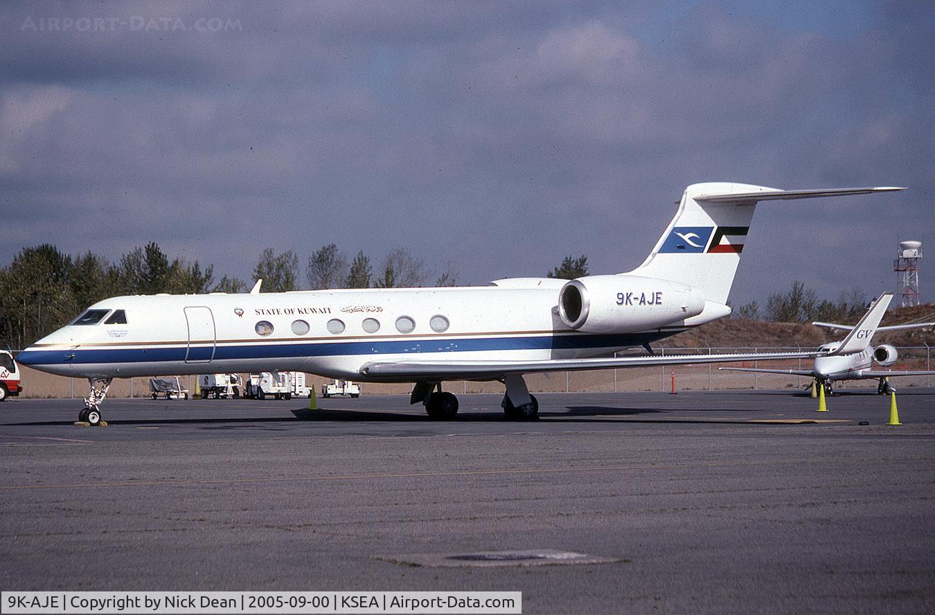 9K-AJE, 1999 Gulfstream Aerospace G-V Gulfstream V C/N 569, KSEA