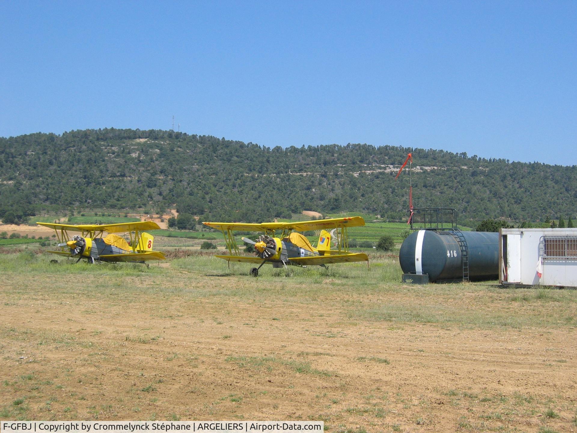 F-GFBJ, Grumman G-164A Agcat C/N 1124, Argeliers Base First landing way