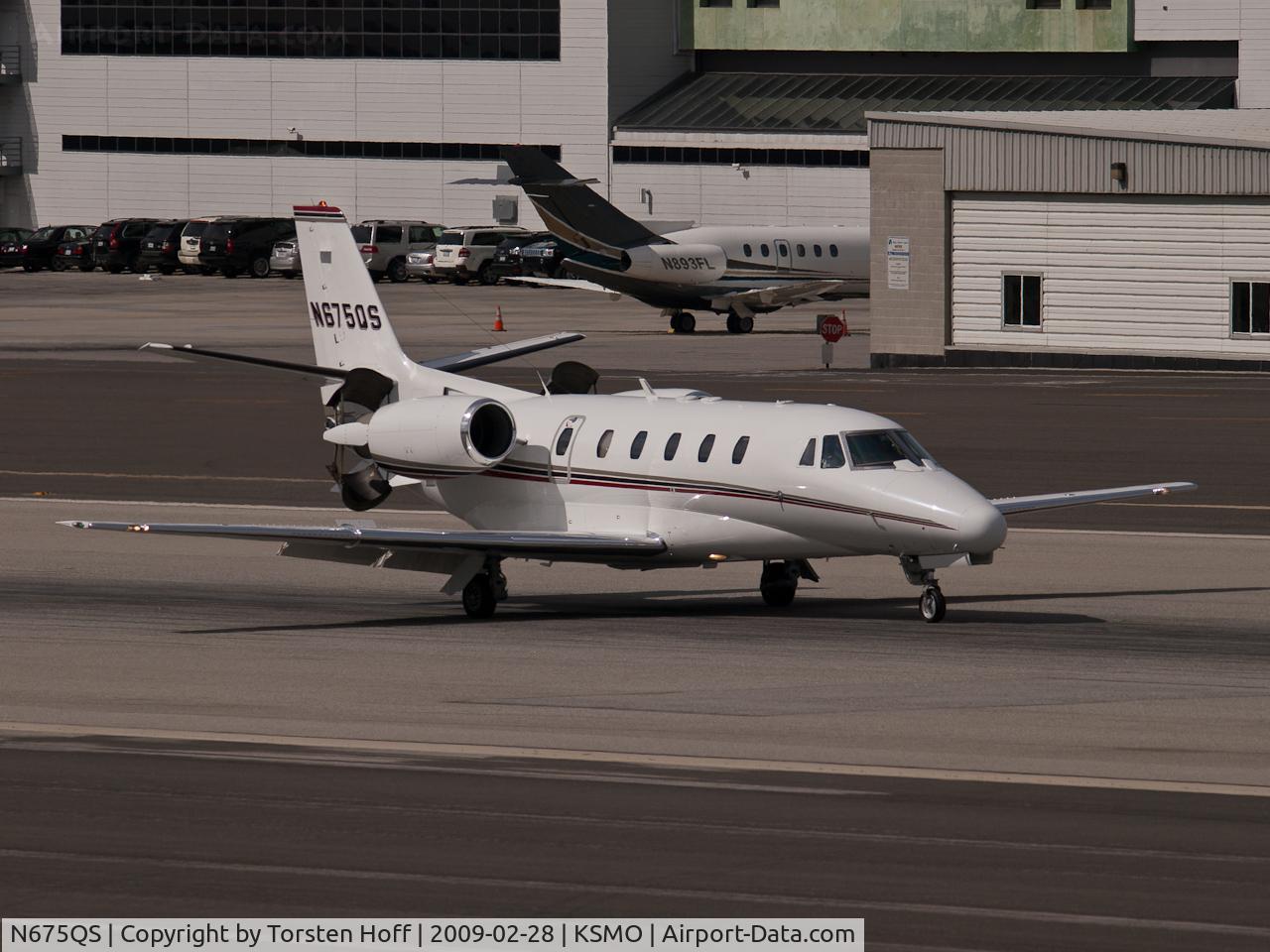 N675QS, 2002 Cessna 560XL Citation Excel C/N 560-5275, N675QS arriving on RWY 03