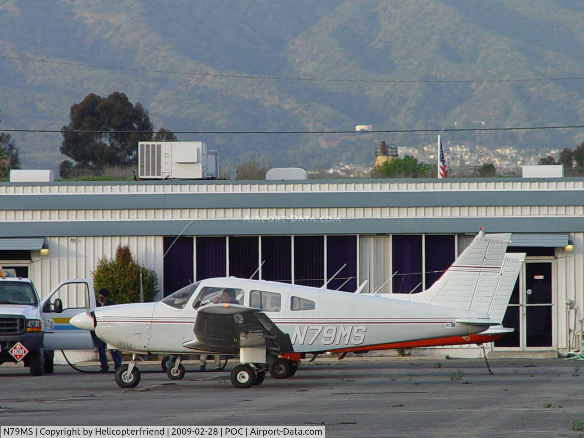 N79MS, 1978 Piper PA-28-181 C/N 28-7990154, Warming up and getting ready to go
