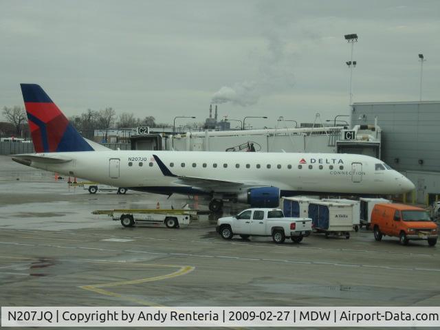 N207JQ, 2008 Embraer 175LR (ERJ-170-200LR) C/N 17000254, Shiny new ERJ, just registered last October.