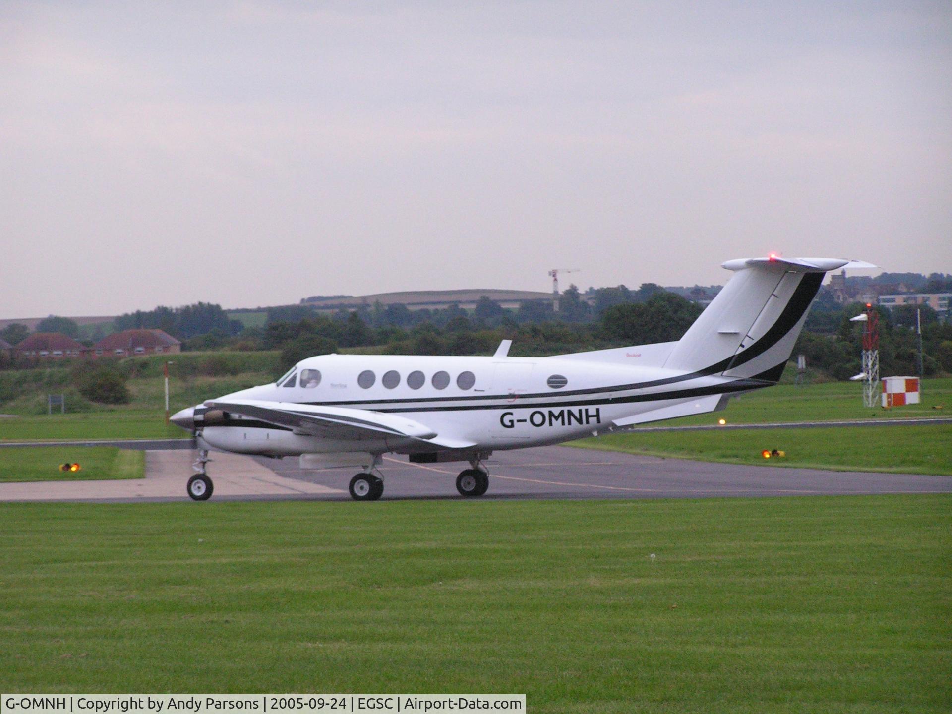 G-OMNH, 1975 Beech 200 Super King Air C/N BB-108, G-OMNH at Cambridge