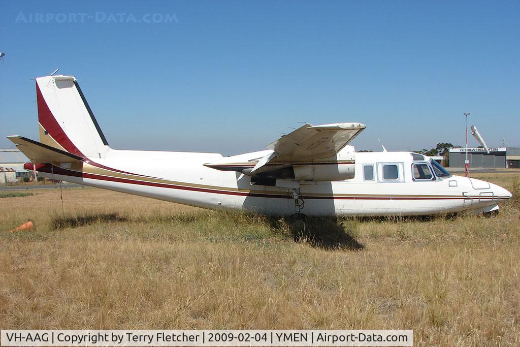 VH-AAG, 1972 Rockwell 690A Turbo Commander Turbo Commander C/N 11101, Aero Commander at Essendon