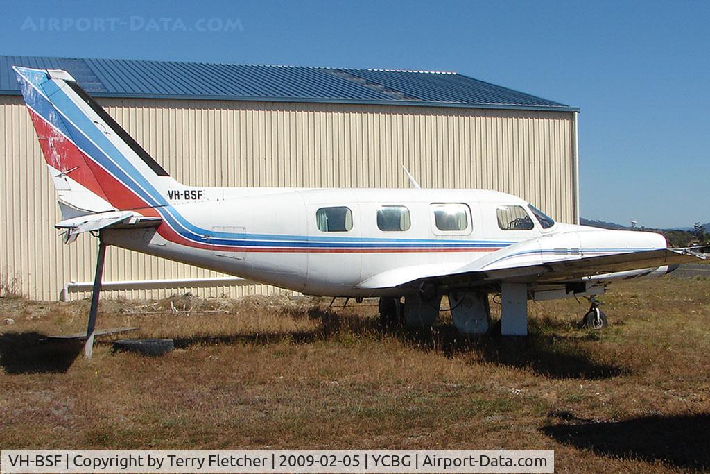VH-BSF, 1971 Piper PA-31P Navajo Navajo C/N 31P-58, Piper PA31P at Hobart Cambridge - looks WFU