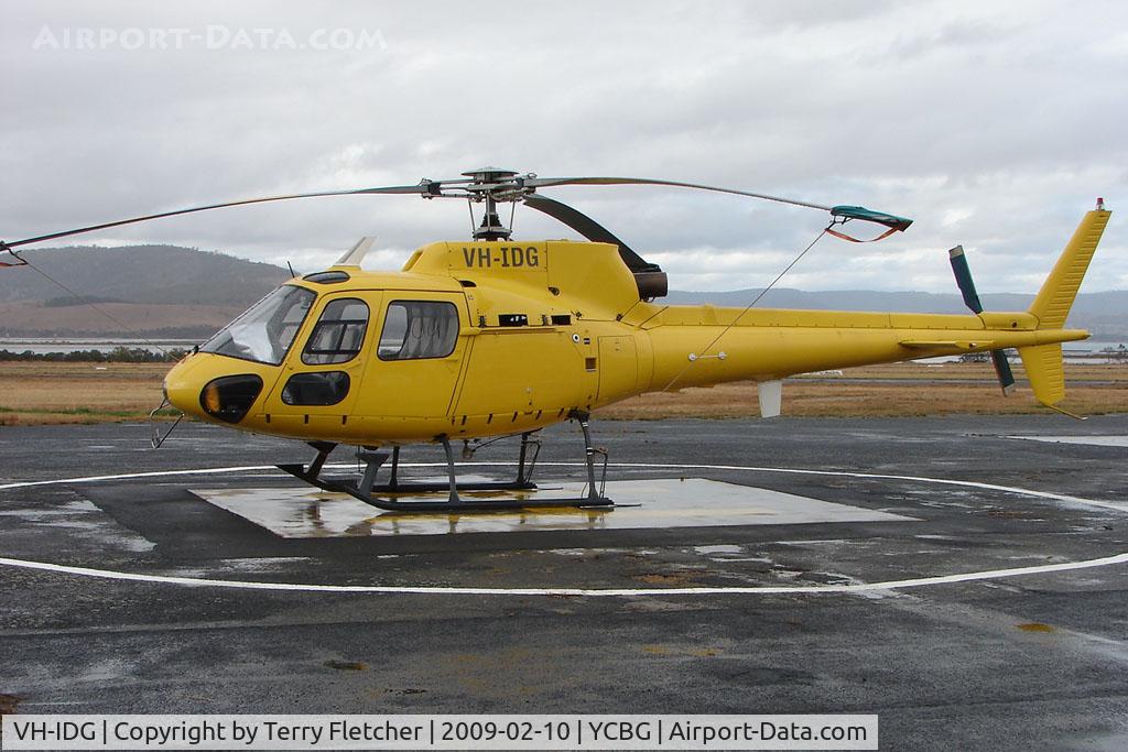 VH-IDG, 1984 Eurocopter AS-350BA Ecureuil C/N 1762, Eurocopter AS350BA at Hobart Cambridge