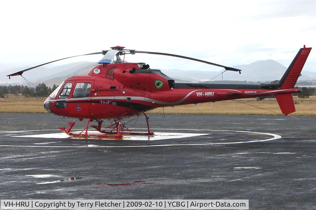 VH-HRU, 1982 Eurocopter AS-355F-1 Ecureuil 2 C/N 5144, Eurocopter AS355F1 at Hobart Cambridge