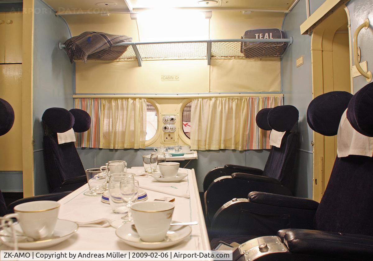 ZK-AMO, 1949 Short S45 Solent 4 C/N SH.1559, Business class.