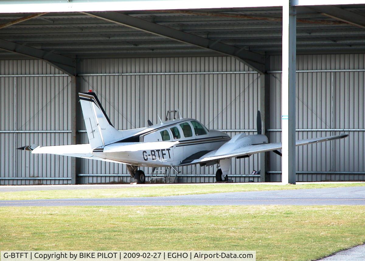 G-BTFT, 1979 Beech 58 Baron Baron C/N TH-979, OPEN HANGER AT THRUXTON