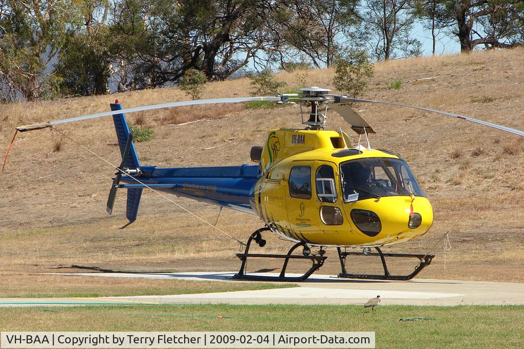 VH-BAA, Aerospatiale AS-350BA Ecureuil C/N 2015, AS350BA at Hobart Helipad