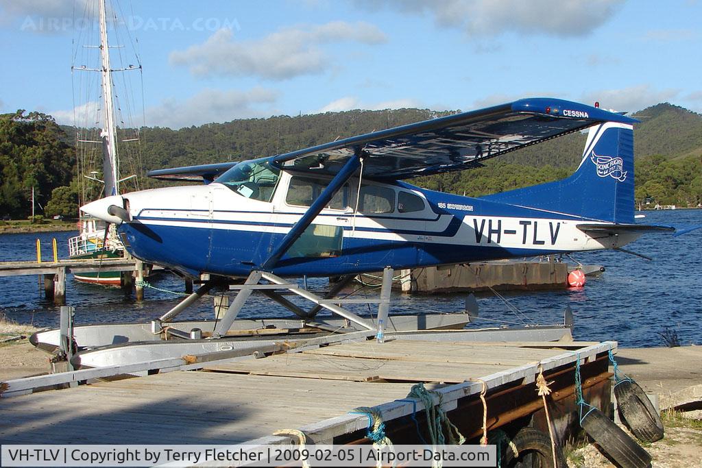 VH-TLV, 1978 Cessna A185F Skywagon 185 C/N 18503585, Cessna A185F based at Strahan , West Tasmania