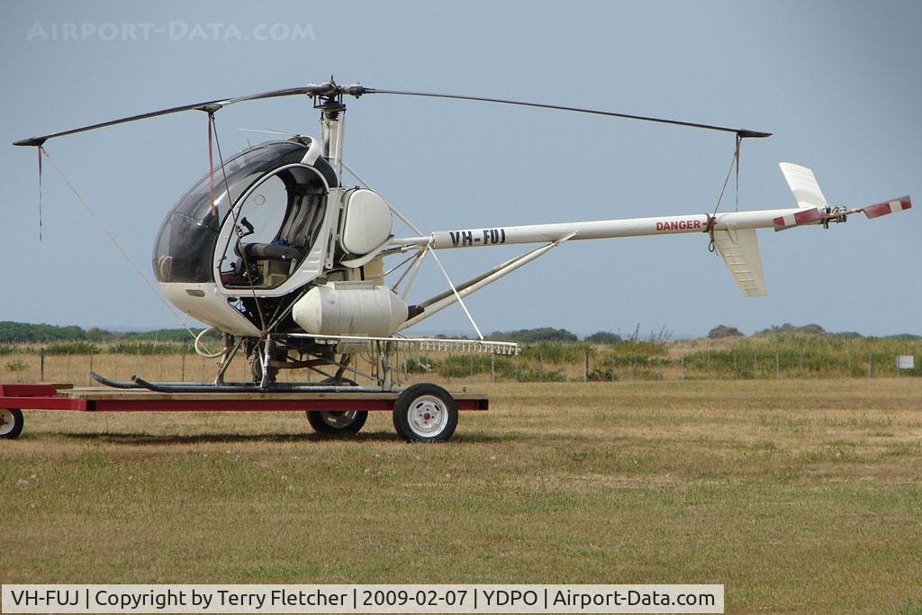 VH-FUJ, 1992 Schweizer 269C C/N S1608, Schweizer 269C at Devonport