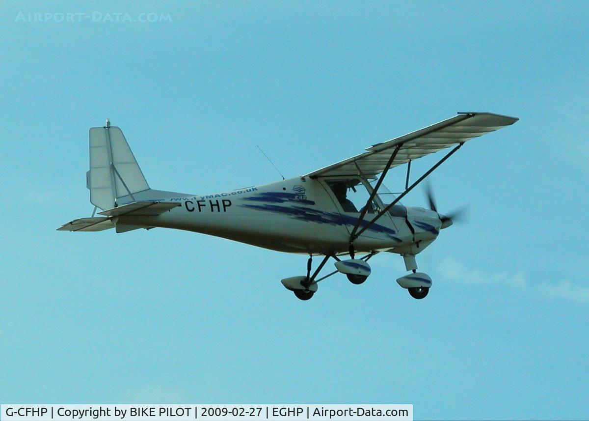 G-CFHP, 2008 Comco Ikarus C42 FB80 C/N 0805-6972, CLIMBING AWAY FROM RWY 26