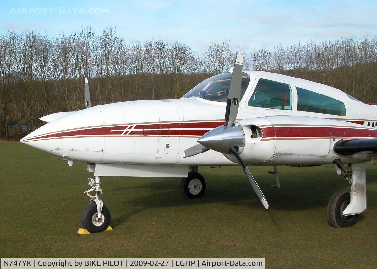 N747YK, 1975 Cessna 310R C/N 310R0138, NOSE DETAIL