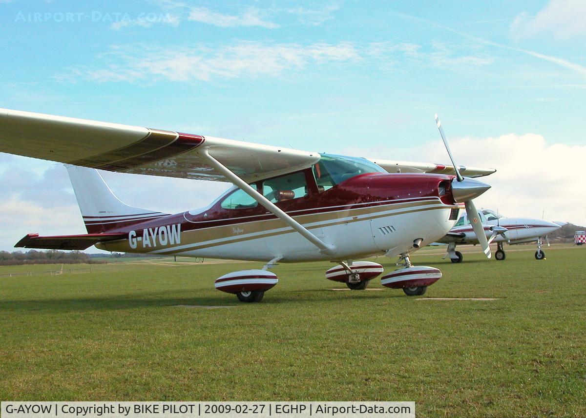 G-AYOW, 1971 Cessna 182N Skylane C/N 182-60481, SMART 182