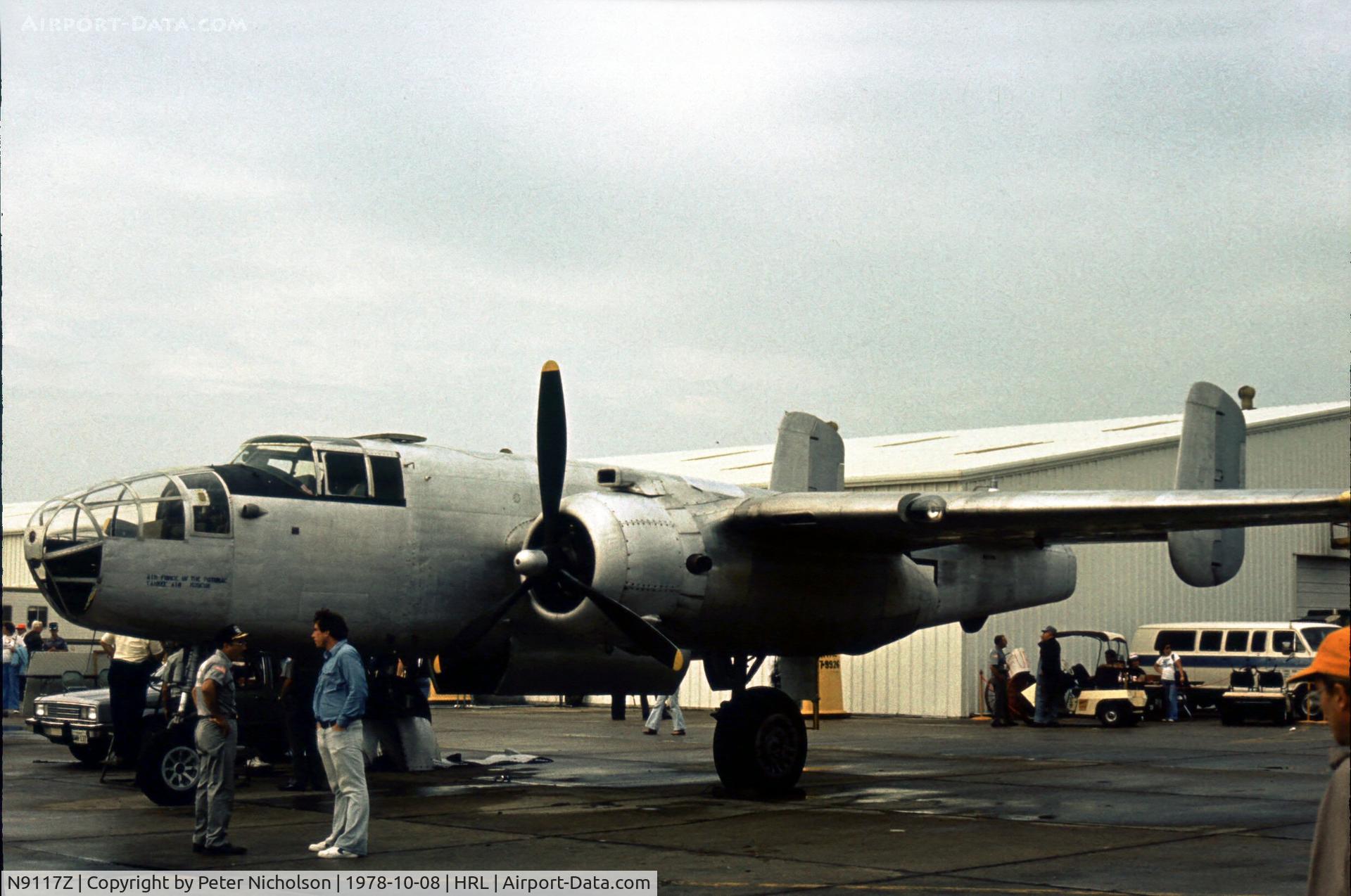 N9117Z, 1944 North American B-25J Mitchell Mitchell C/N 108-32474, Another view at the Confederate Air Force Airshow of 1978 of the Air Force of the Potomac Mitchell.