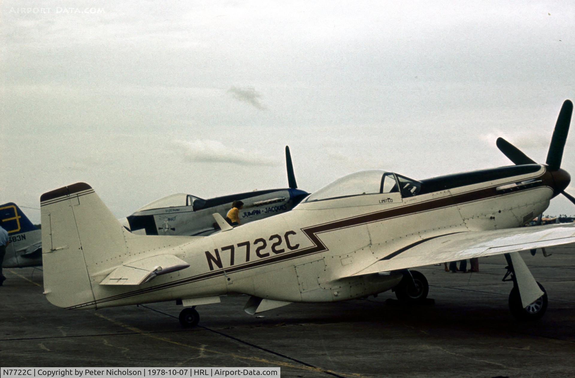 N7722C, 1944 North American F-51D Mustang C/N 44-73420, This Mustang attended the 1978 Confederate Air Force Airshow.