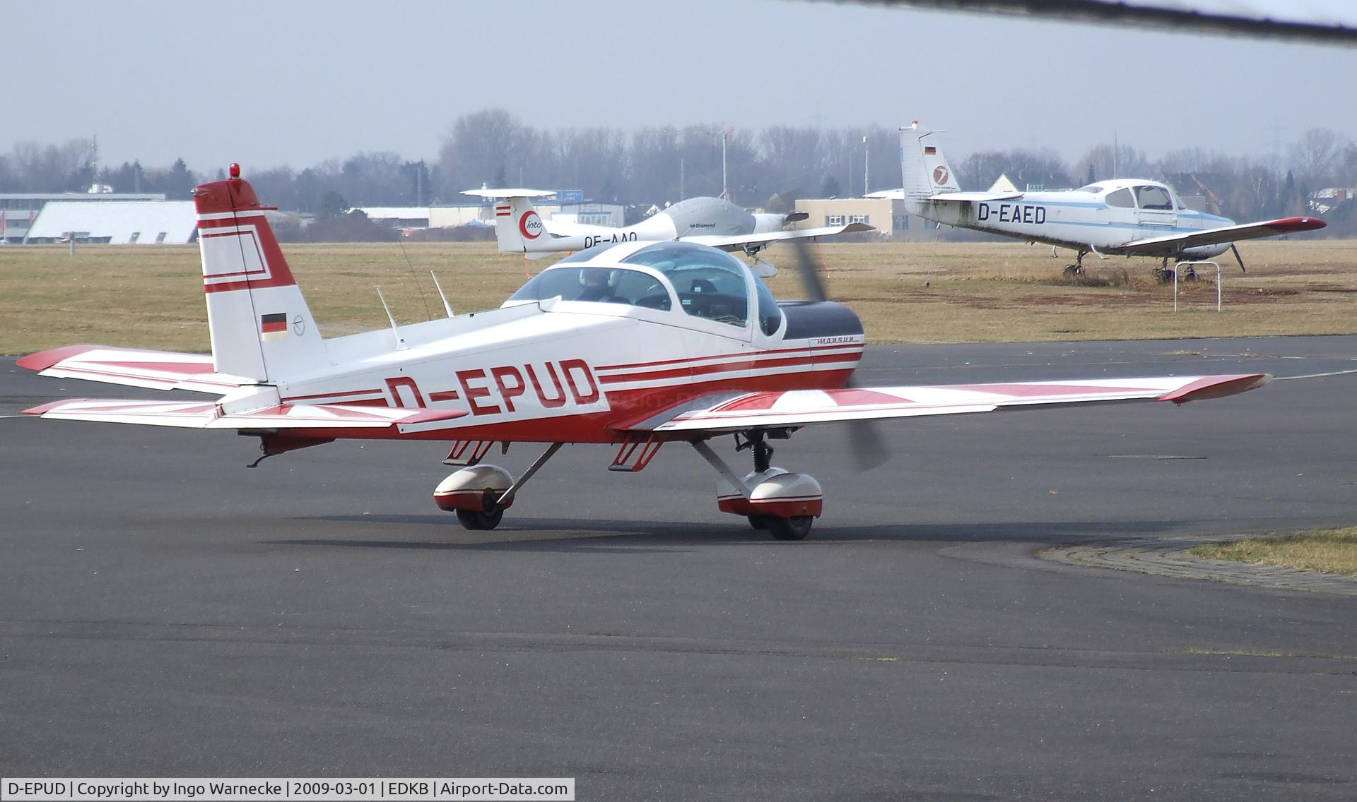 D-EPUD, Bolkow Bo.209 Monsun 160RV C/N 196, Bölkow Bo 209 160RV Monsun at Bonn-Hangelar airfield