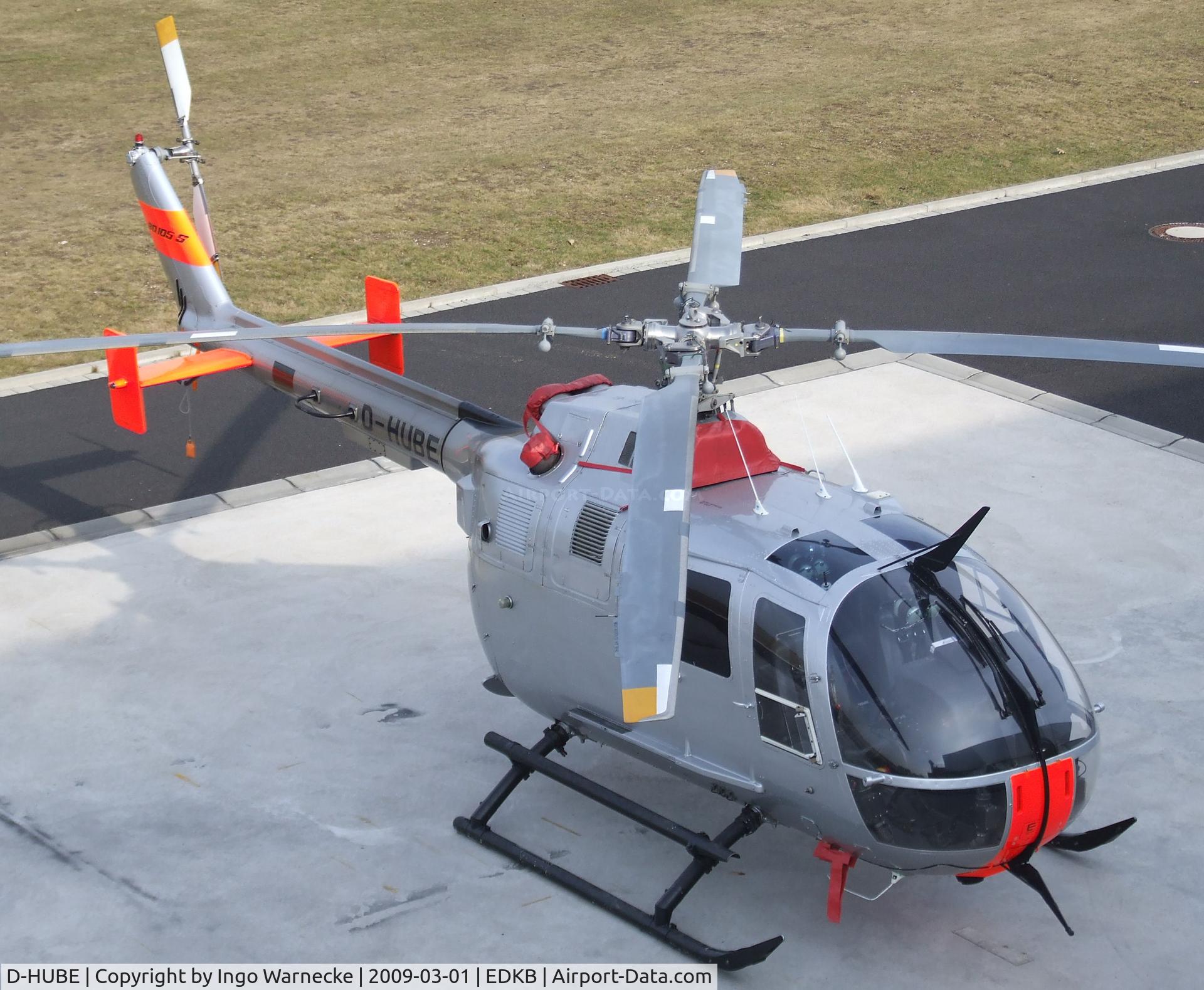 D-HUBE, MBB Bo-105CBS-5 C/N S-883, MBB Bo 105S at Bonn-Hangelar airfield