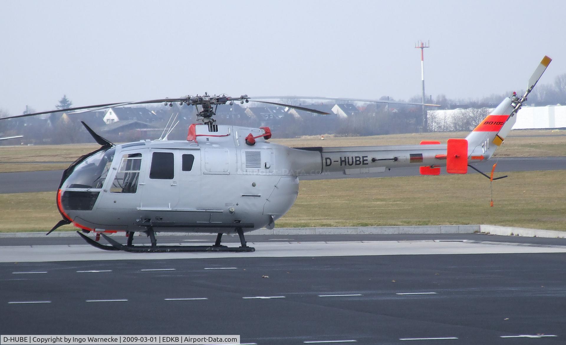 D-HUBE, MBB Bo-105CBS-5 C/N S-883, MBB Bo 105S at Bonn-Hangelar airfield
