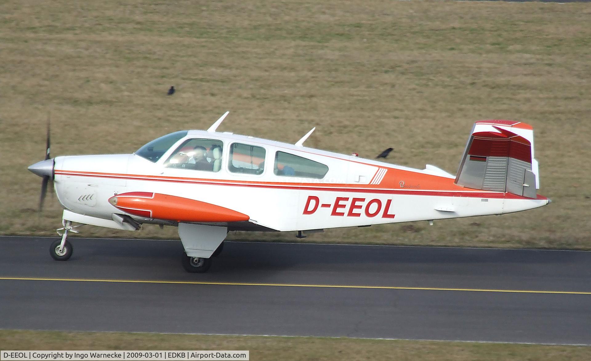 D-EEOL, Beech V35B Bonanza C/N D-9330, Beechcraft V35B Bonanza at Bonn-Hangelar airfield