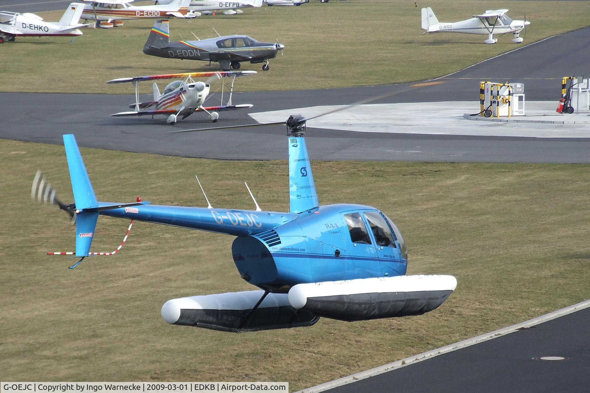 G-OEJC, 2005 Robinson R44 Clipper C/N 1469, Robinson R44 on floats at Bonn-Hangelar airfield