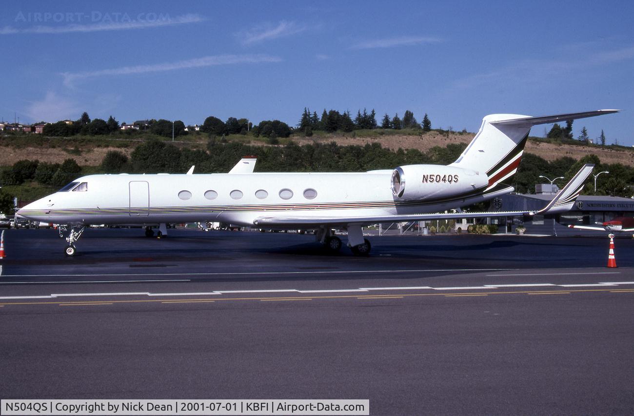 N504QS, 2000 Gulfstream Aerospace Gulfstream V C/N 613, KBFI